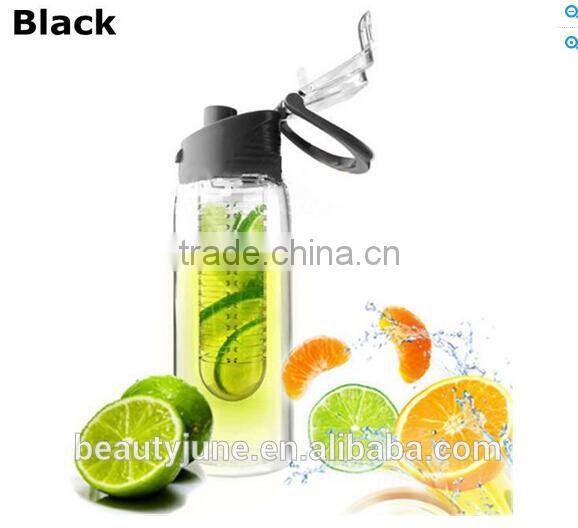 2015 new custom logo bpa free tritan fruit infuser water bottle, infuser water bottle Tritan sport water bottle plastic hot sale