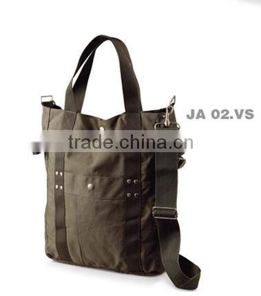 Cotton Canvas Shoulder Bag
