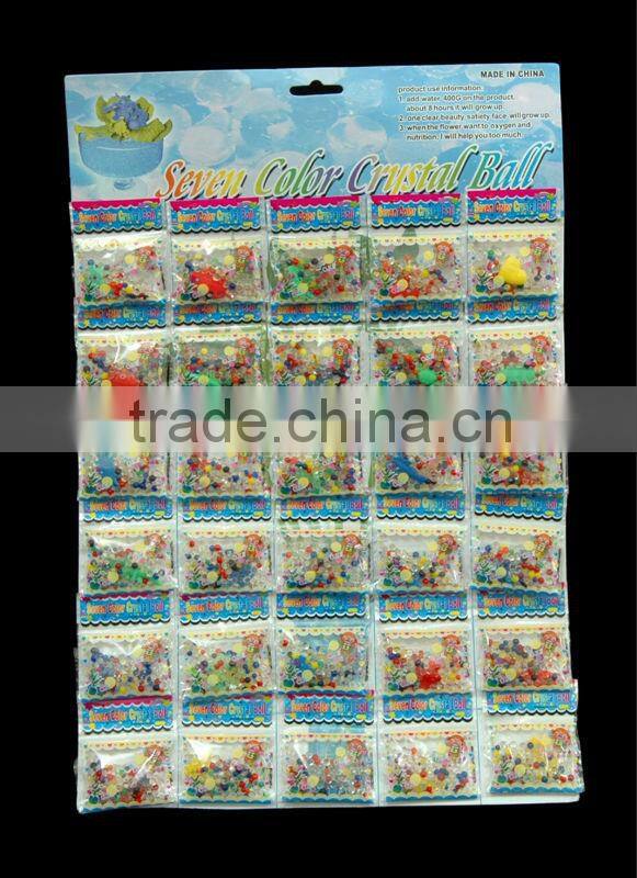 Different color and different size crystal soil selling at factory price