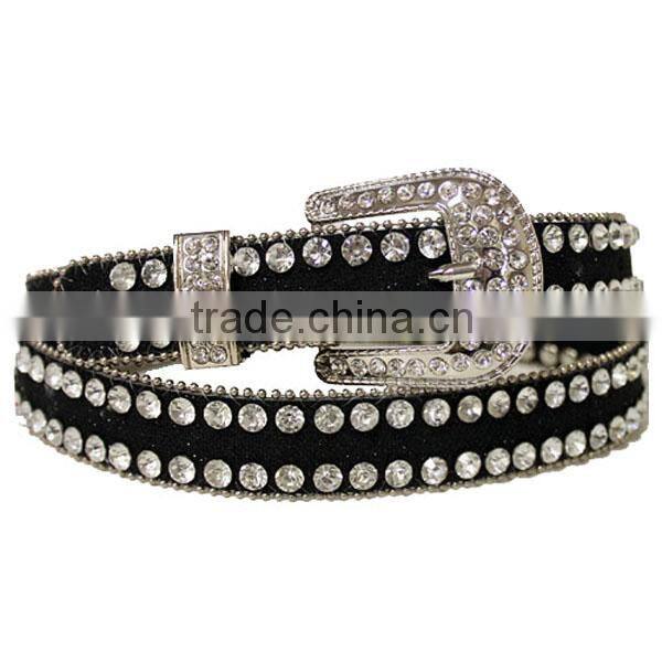 Glitter Paved Crystal Studded Belt