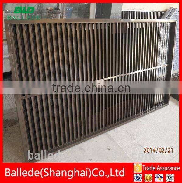 easy install aluminum louver fence