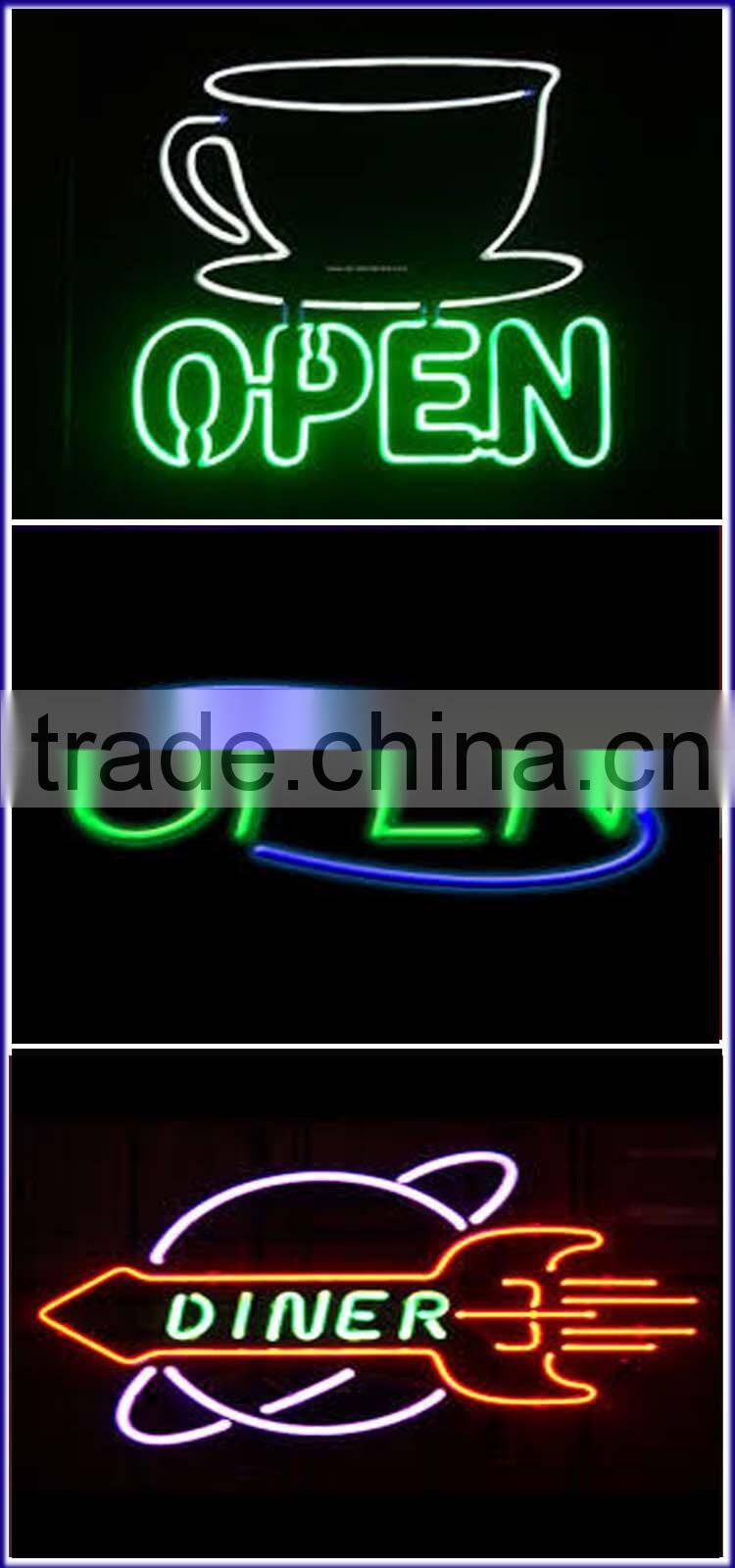 Waterproof new neon sign flashing advertising signs
