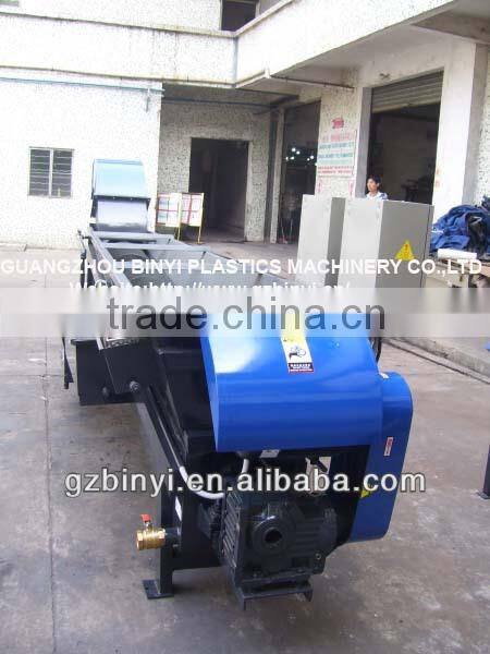 Plastic film washing recycling machine