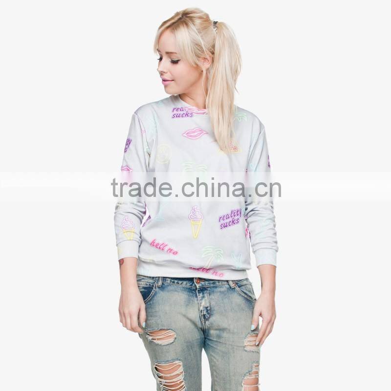 Fashion Design No Hood Sweatshirt For Men With Custom Logo And Label