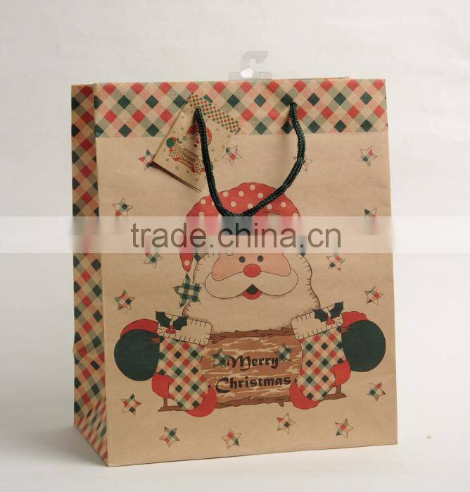 christmas printed paper bag