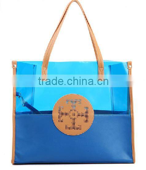 Famous manufacture best classical plastic beach bag
