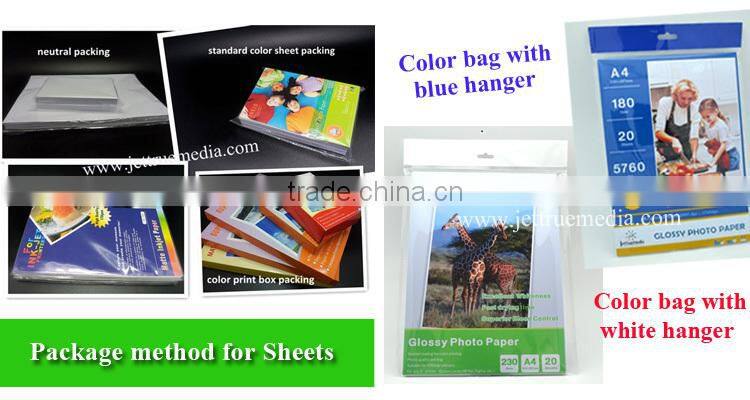 office paper for inkjet printing A4 ( 220g), Paper.