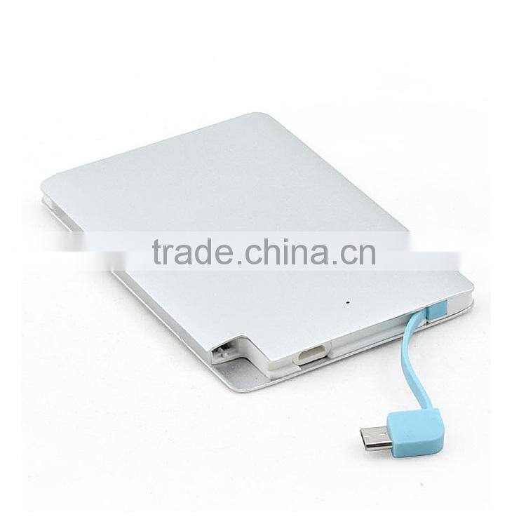 2015 New slim mobile power bank 4000mAh-factory private mould!