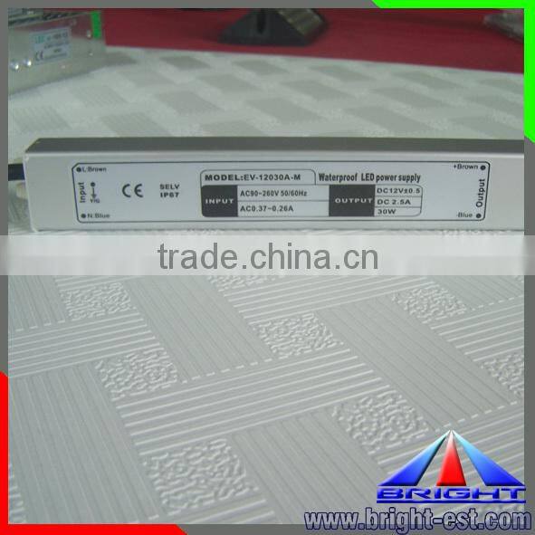 AC 250V Power Supply,80W Waterproof AC/DC Adapter