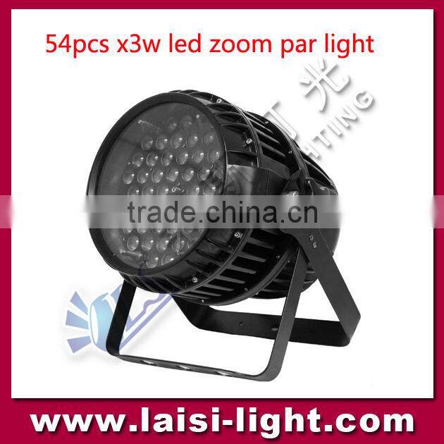 54pcs 3w Led Par led stage lighting , RGBW wash stage light, LED par light