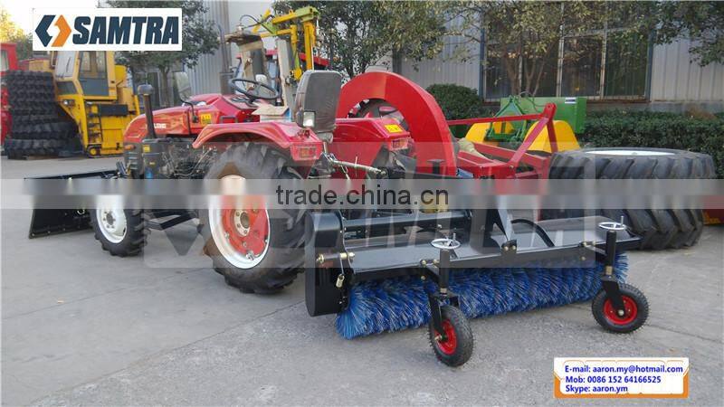 PTO Driven Snow Brush, Tractor Snow Sweeper