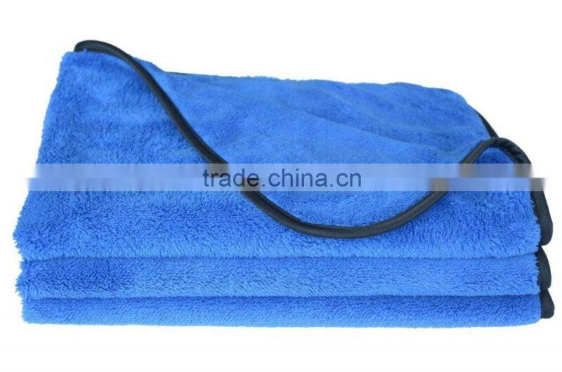 China supply custom 16x24inch 380 gsm plush ultra thick microfiber cloth for car