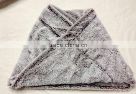 HSSC007100% POLYESTER FAKE FUR INFINITY SCARF