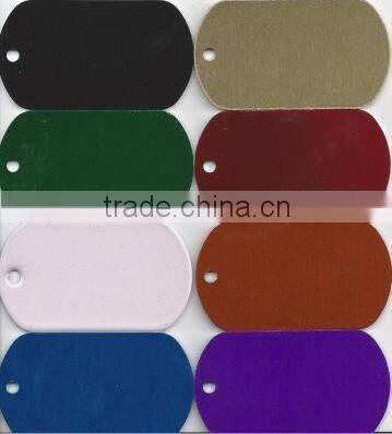 Custom meta military dog tags/pet tags