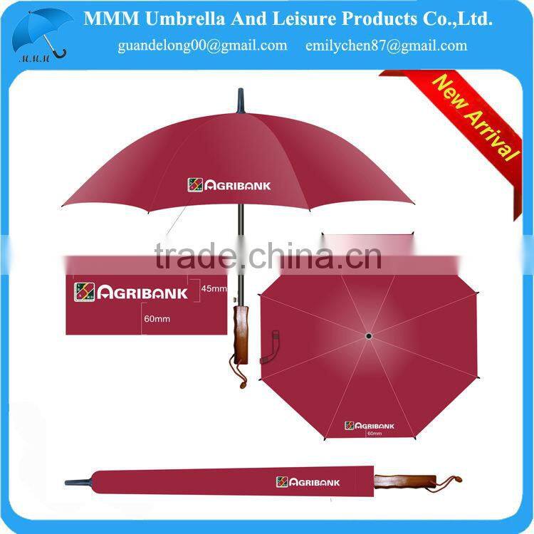 2014 NEW bank umbrella-double ribs umbrella-golf umbrella ANTI UV