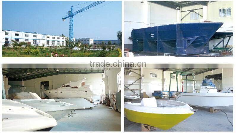 QD 20.5 cabin fiberglass sport fishing boat with outboard motor