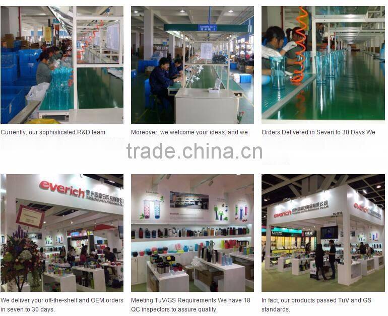 2016 Everich Dishwasher Safe Plastic Child Sports Bottle