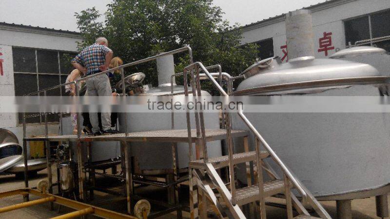 RJ-5000L brewing kettle and fermenter 5T large volume brewery for sale
