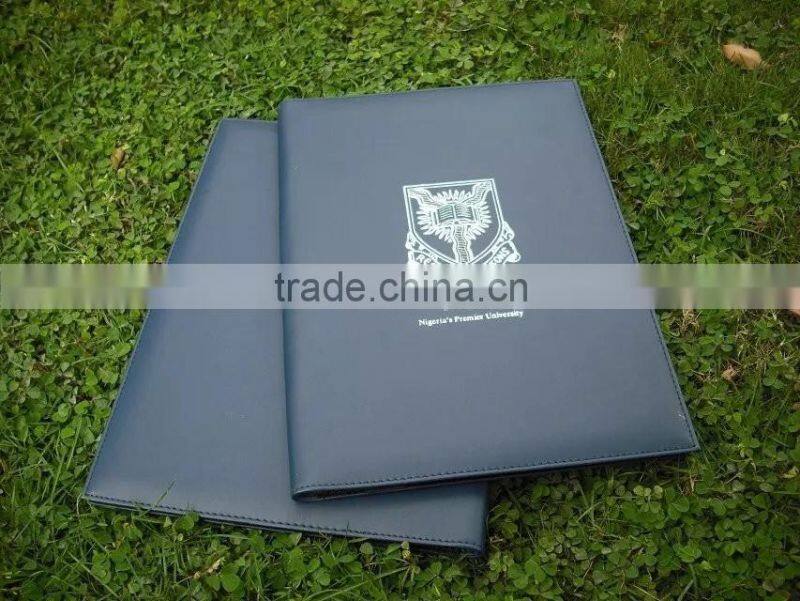 2017 A4 Diploma Leather Certificate Holder, Certificate Cover