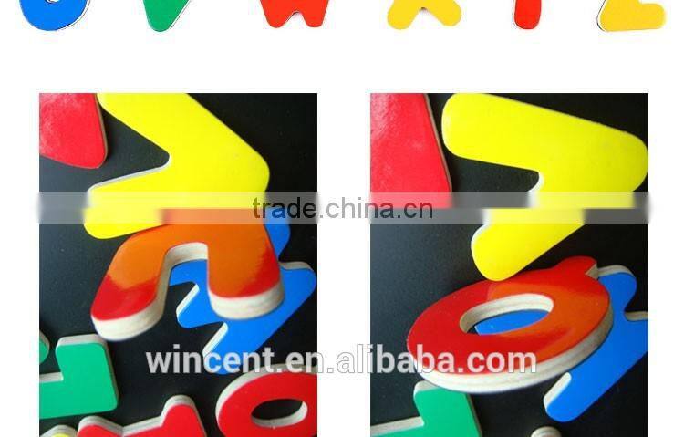 Kids Educational Toys DIY Alphabet Letter Wooden Magnet