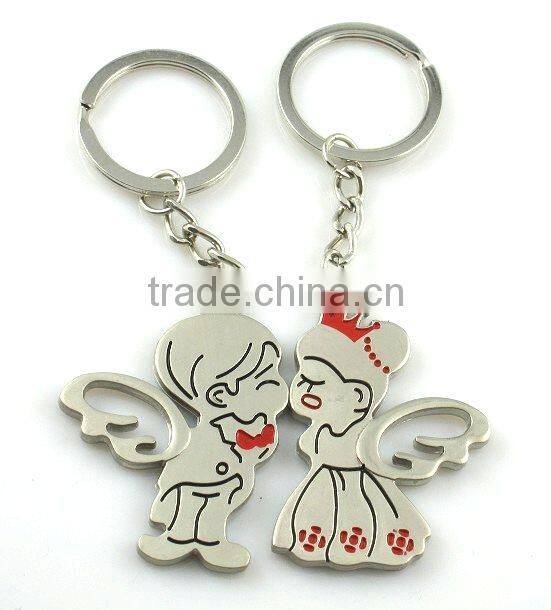 Fashion Sweet Boy And Girl Lovers Keychain