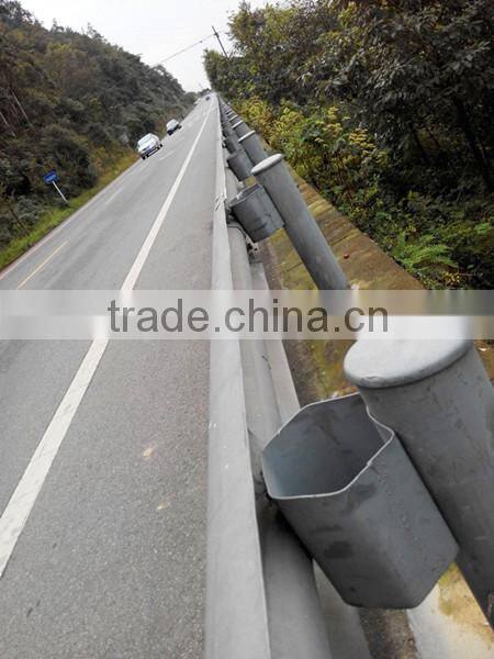 China new style hot rolled zinc coating steel highway w-beam guardrails