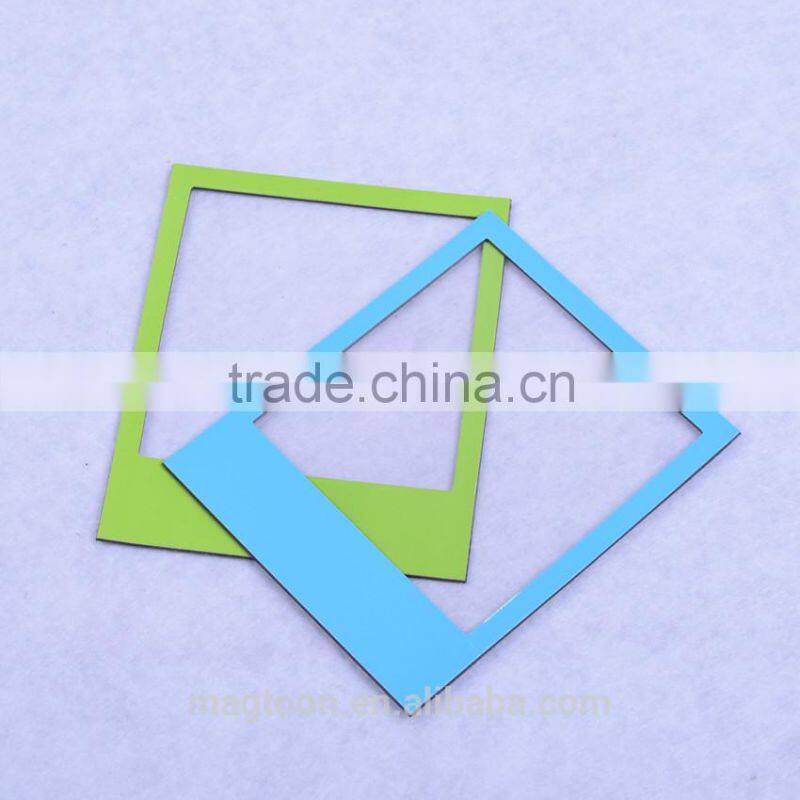 custom magnetic photo frame for refrigerator colorful picture photo frame magnetic frame