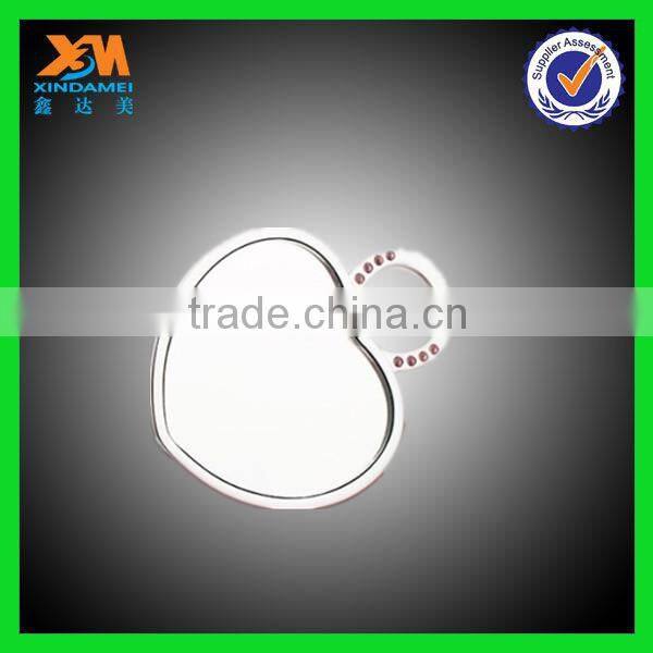 Heart-shaped cosmetic mirror, mirror set auger, single cosmetic mirror