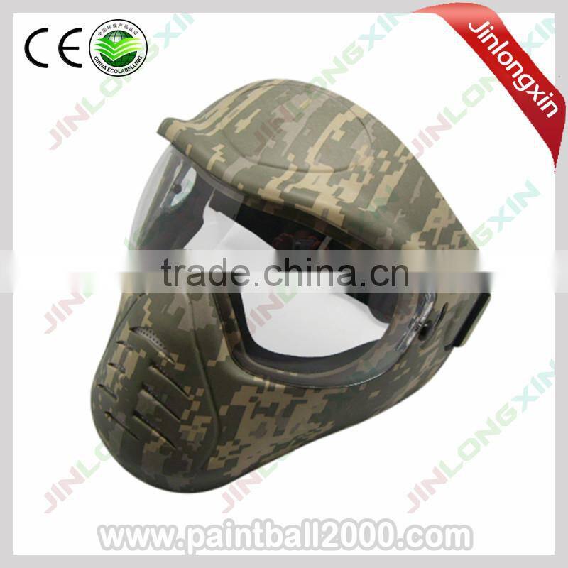 Camo Military Full Face Paintball Mask