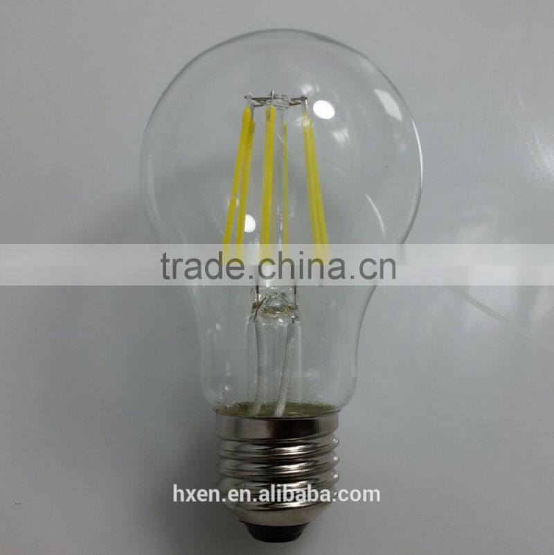 2700k 3000k 110v 120v filament bulb e26 a19 UL listed 4w led