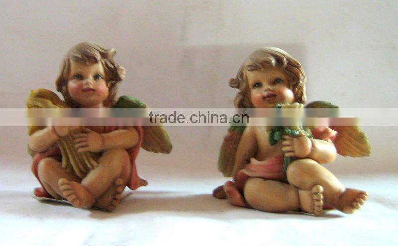 Resin Angel Fingurine Decoration Craft