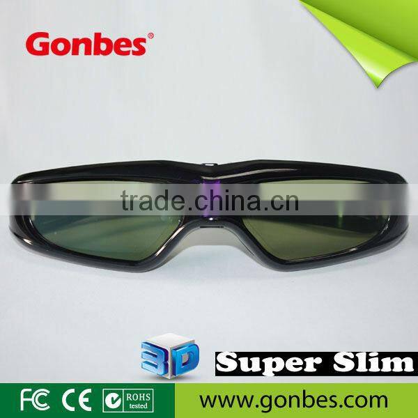 SUPER SLIM active shutter 3D GLASSES FOR tvs home using