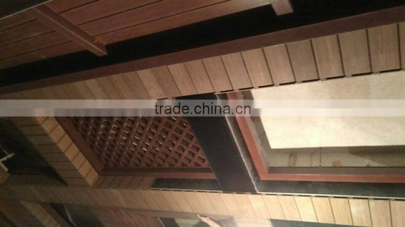 (150x16mm) Fireproof wood plastic composite wall cladding