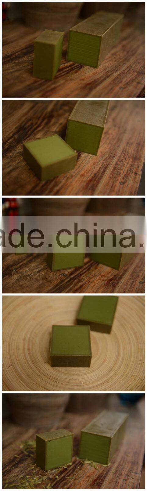 Organic Green tea essential oil & shea butter handmade soap deep cleaning face soap oil control Anti-acne OEM custom brand