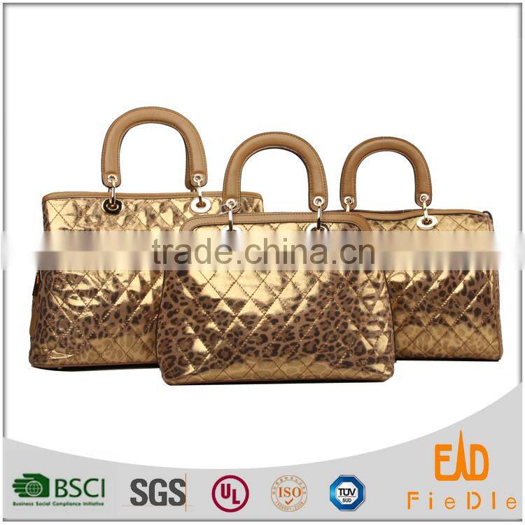 S236&S237&S238 Top selling fashion style handbag 3 pcs sets bag wholesale lady leather bag purse and handbag