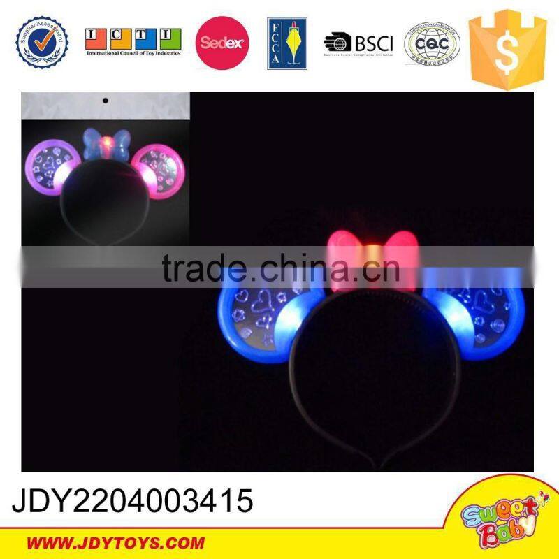 Hot sale light-up toys flash cartoon tiger catoon cat and bear three style mix with double lights