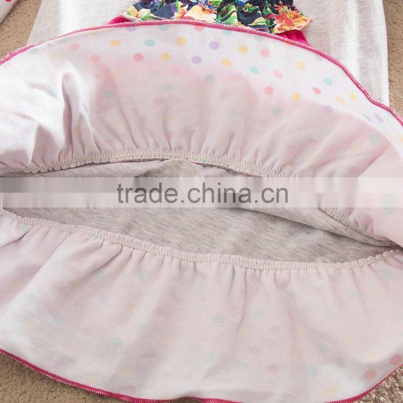 (LH3660) Girls dresses kids children clothes Neat brand girls baby clothing frocks hot selling clothes