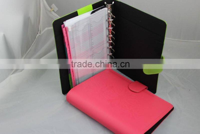 2016 hot seling organizer notebook,custom notebook with button close