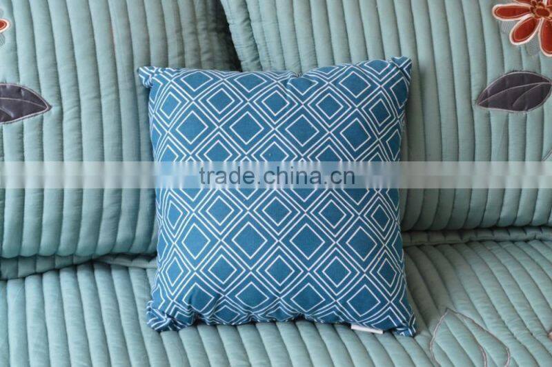 2015 Promotional outdoor nice print polyester seat chair cushion