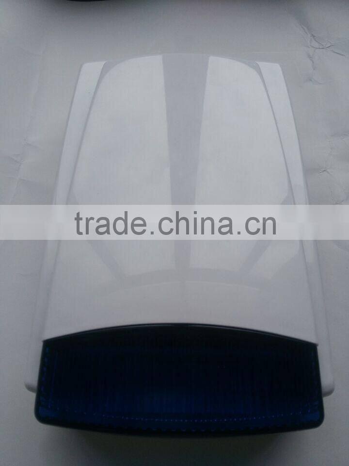 portable wired Backup Battery Outdoor Siren siren with strobe led light SL-700B