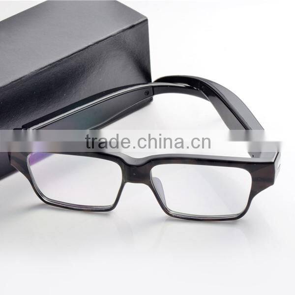Black wireless hight definition 1080P video glasses full hd covered lens 300mAh battery capacity