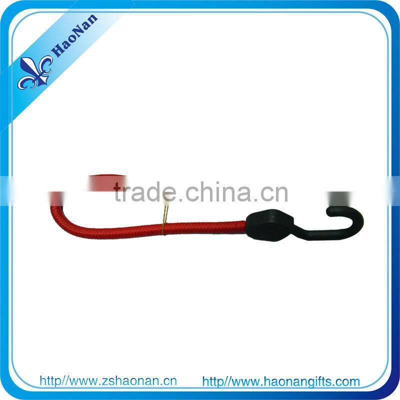 Natural latex bungee cord with plastic clips