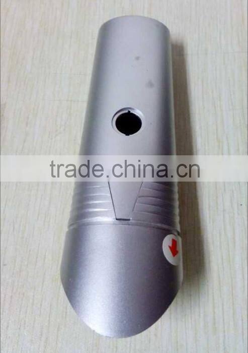 silver plated plastic injection moulding& flashlight's plastic injection shell