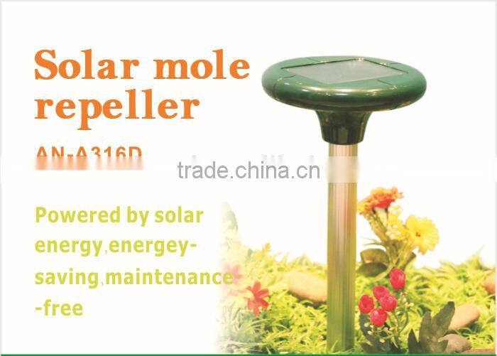 Aosion eco-friendly garden with battery case Solar Power garden rodent repellent factory
