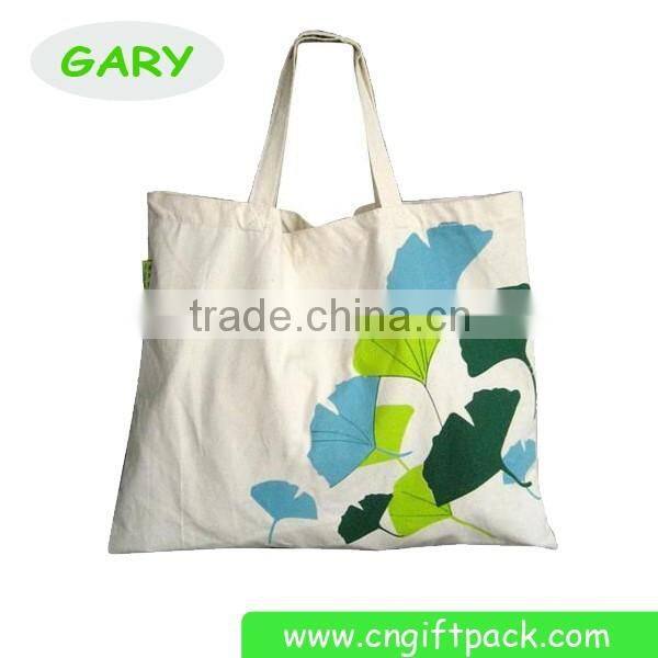 Promotional Gift Cotton Canvas Tote Bag with Logo Screen Printing