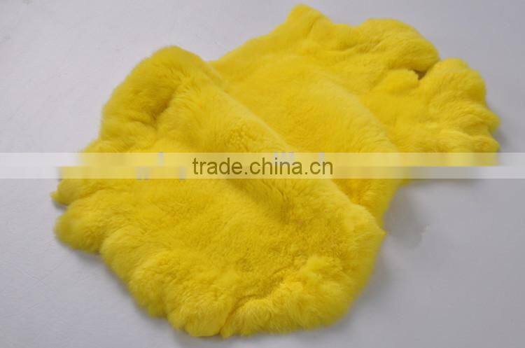 Real Fur Skin / Rex Rabbit Dyed Colors / Rex Rabbit Fur Skin For Coat