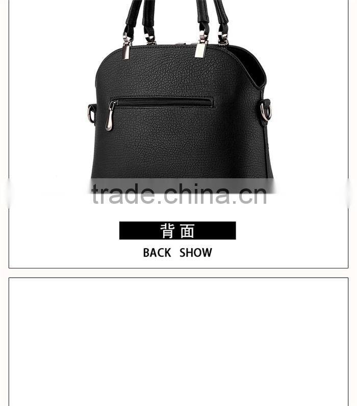 Female sling large tote bag portable casual PU leather handbags for women