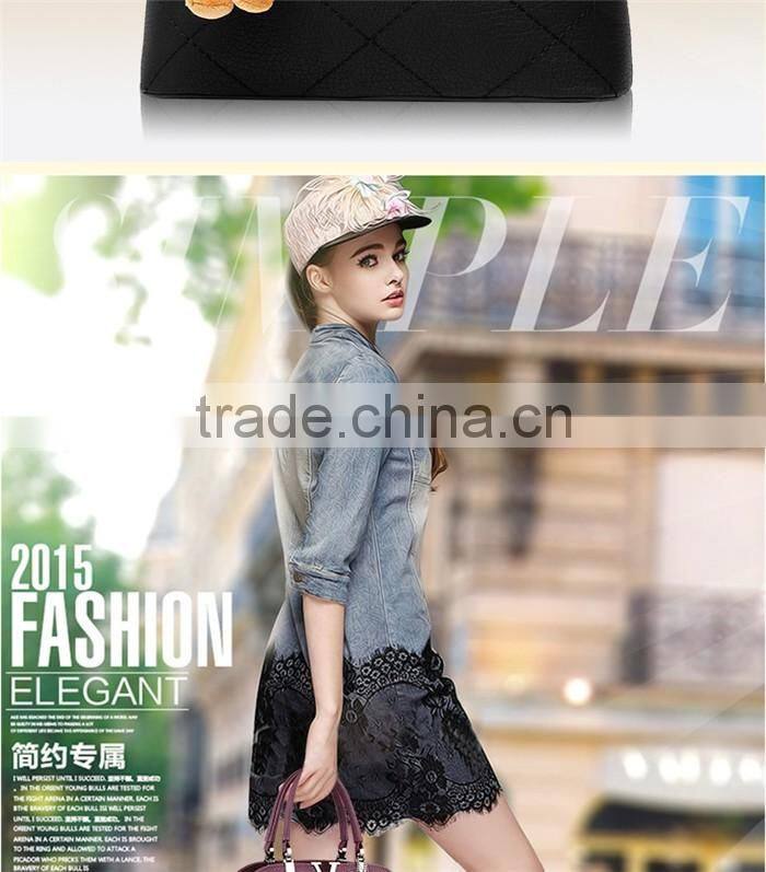 Female sling large tote bag portable casual PU leather handbags for women