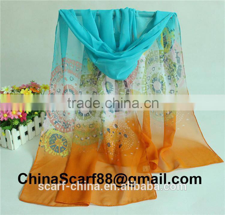 Wholesale chiffon shawl scarf