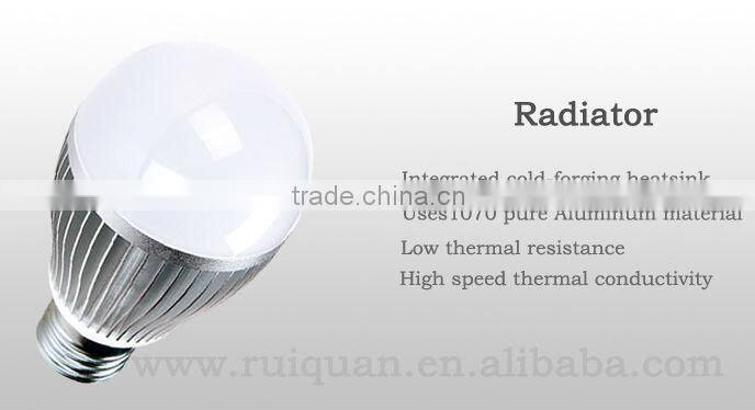 high output lumen 5W led light bulb e27 with CE&ROHS